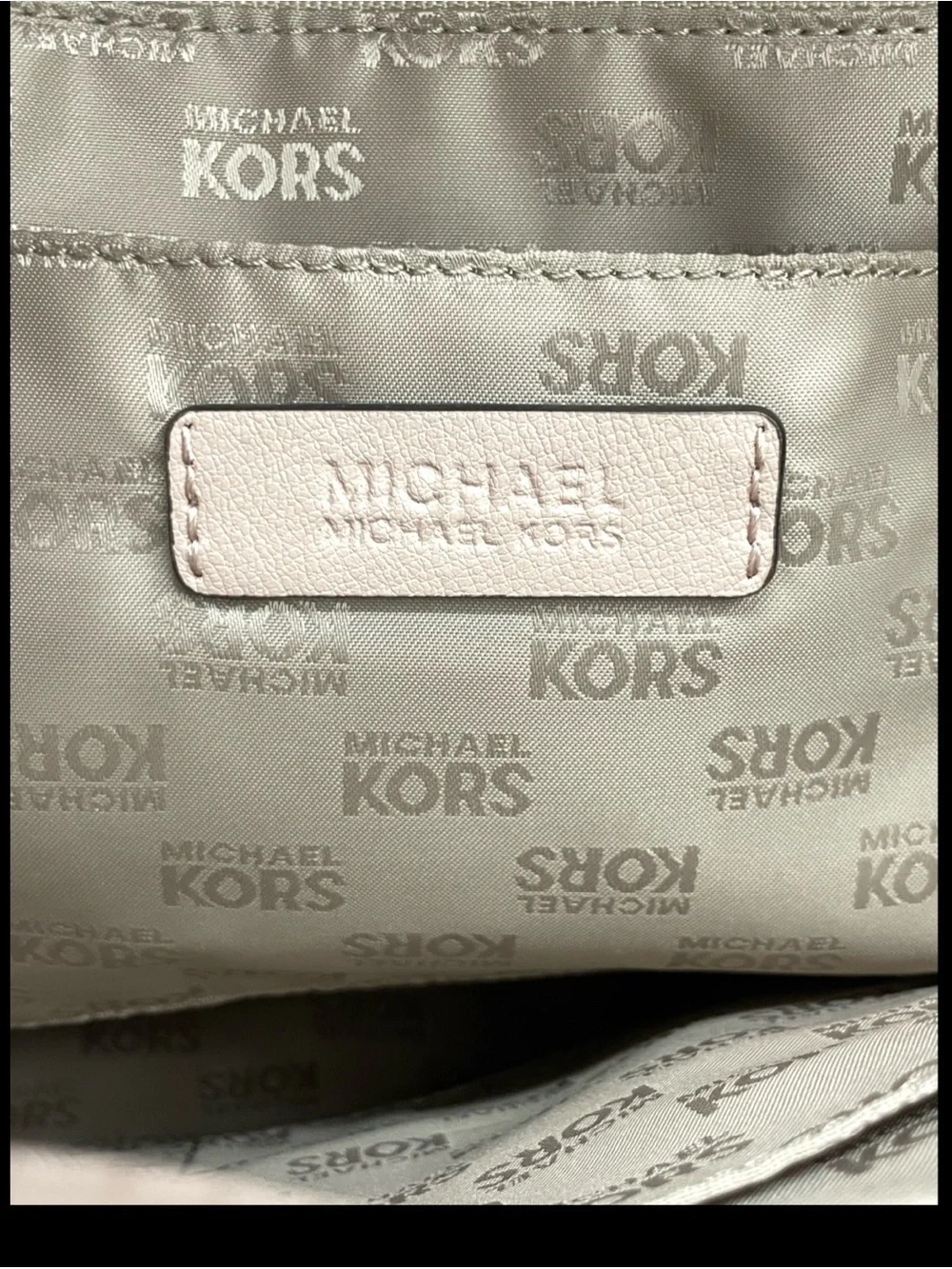 Michael Kors Rivington Large Saffiano Leather Tote Soft Pink